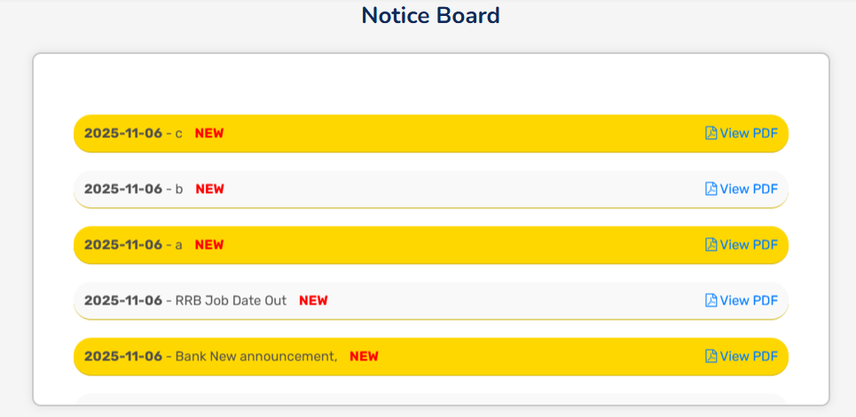 Create a Smooth Animated Notice Board using HTML, CSS, and JavaScript